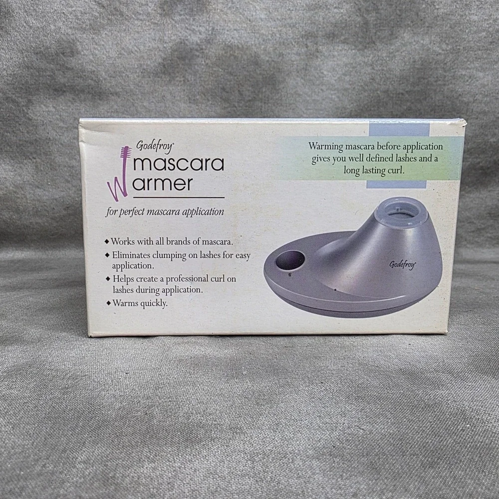 Godefroy Mascara Warmer - Fits all Brands - Perfect Mascara Applications - NEW